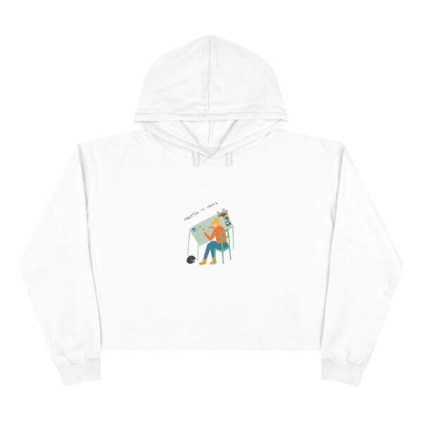 Created to Create - Crop Hoodie - Image 2