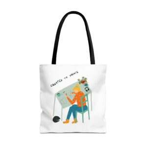 Created to Create 🎡 🎨 Tote Bag (AOP)