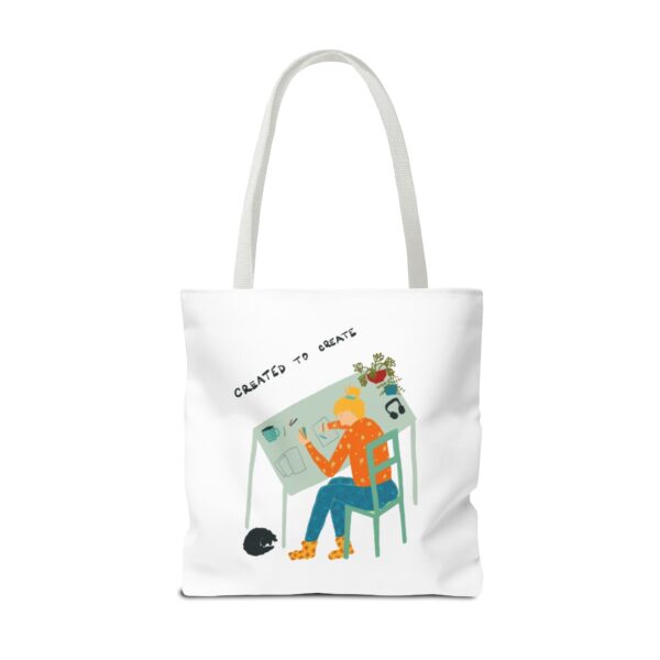 Created to Create 🎡 🎨 Tote Bag (AOP) - Image 5
