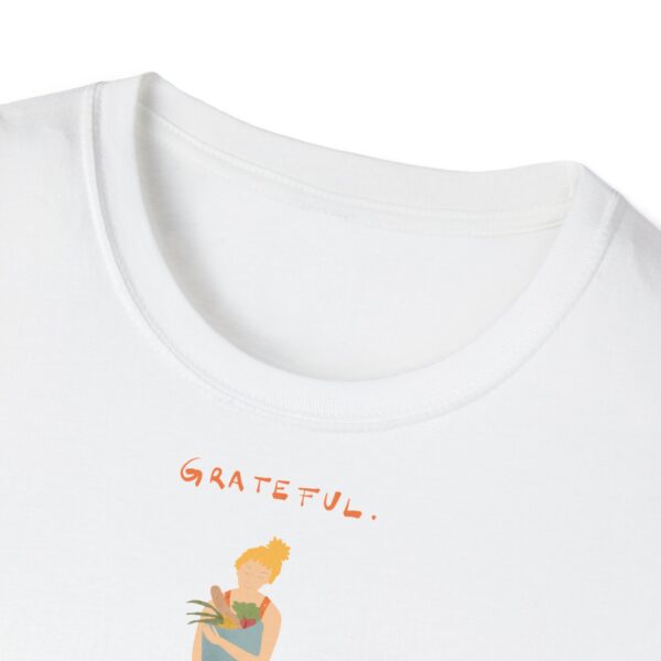 Grateful Vibes Unisex Softstyle T-Shirt - Perfect for Casual Wear and Everyday Comfort - Image 4