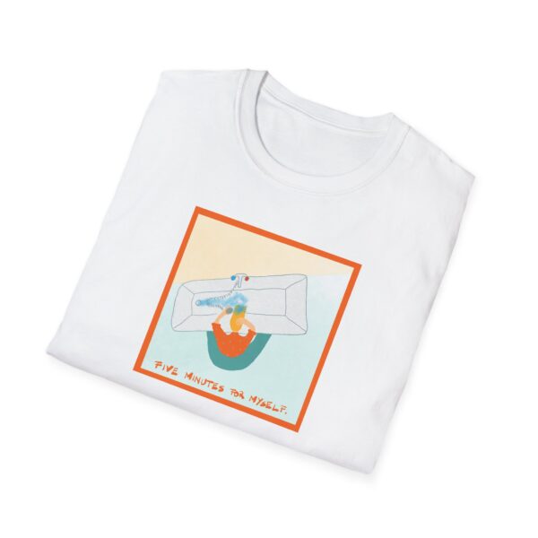 Five minutes for myself -  🛁  Unisex Softstyle T-shirt - Image 5