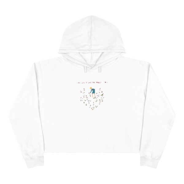 Love Yourself 🧘‍♀️Crop Hoodie - Image 2
