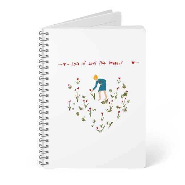 Lots of Love 💕 Wirobound Softcover Notebook, A5