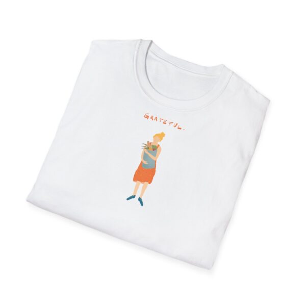 Grateful Vibes Unisex Softstyle T-Shirt - Perfect for Casual Wear and Everyday Comfort - Image 5
