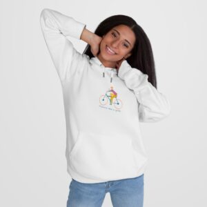 King Hoodie "Happiness Comes in Cycles"